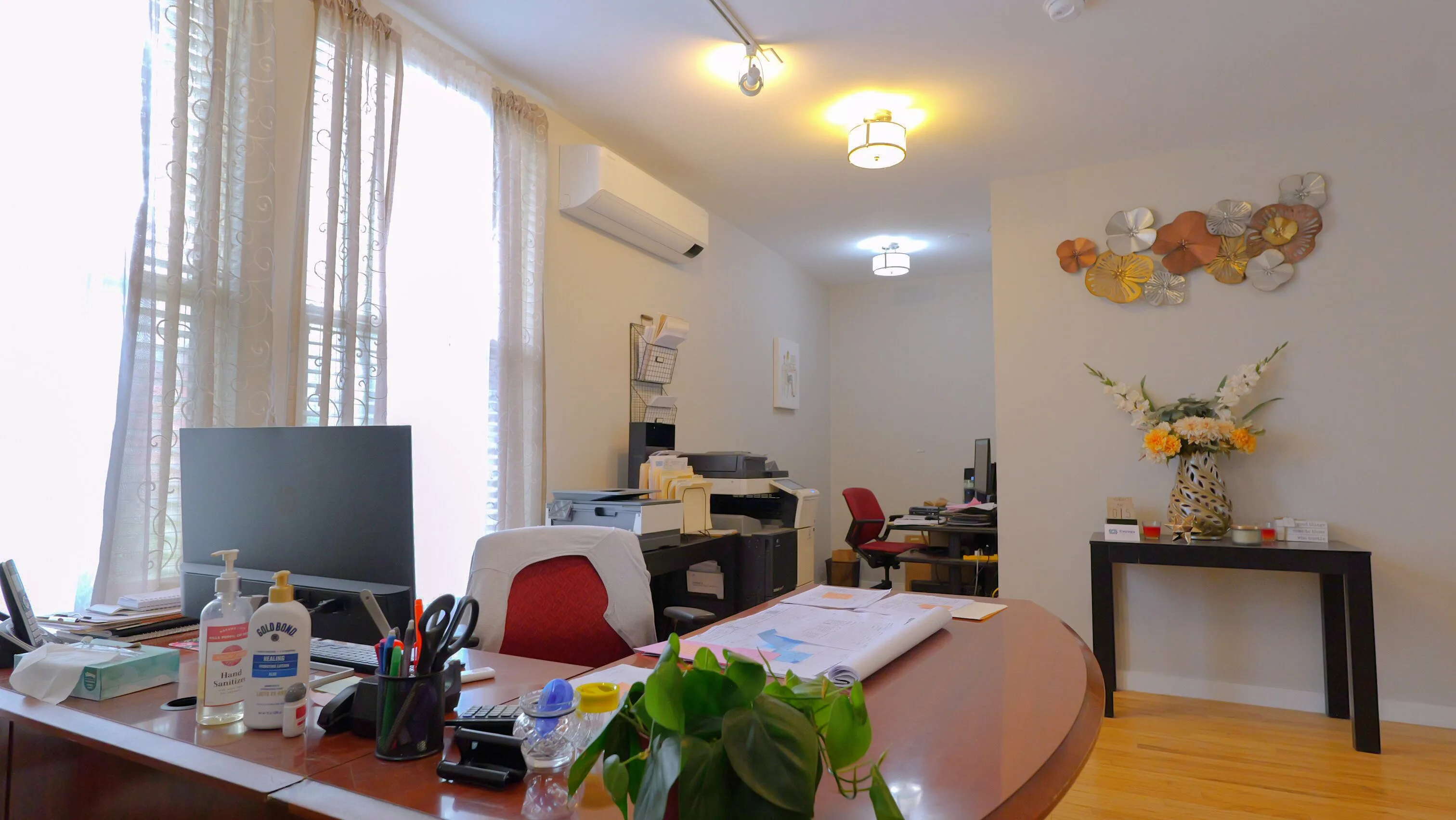 The interior of the BH Cleaning office.